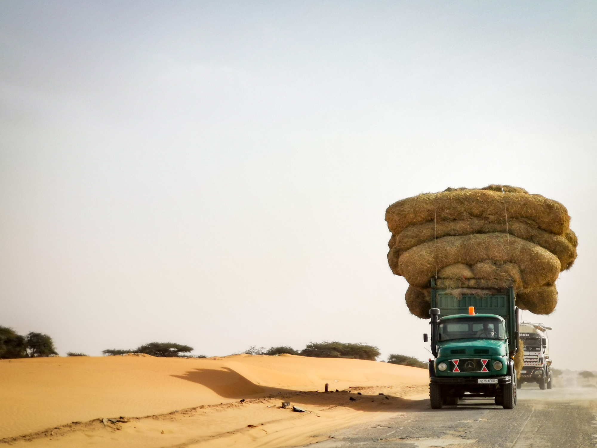 lastad lastbil Mauretanien